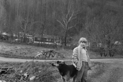 Amy with Dog