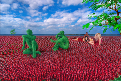 sandy-skoglund_picnic-on-wine_2003_aware_women-artists_artistes-femmes-1500x1213
