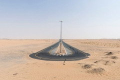 Dubai, United Arab Emirates, September 20, 2016
Dead end desert road.
From the series 'Bread and Circuses'