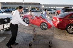 Dubai, United Arab Emirates, January 6, 2016
Oasis Mall parking lot
From the series 'Bread and Circuses'