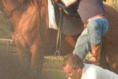 173_Blair_assists_Bush_mount_his_horse-