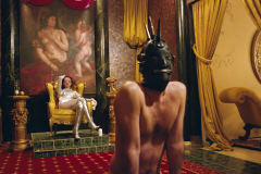 USA. New York City. 1995. Pandora's Box, Mistress Catherine after the Whipping I, The Versailles Room.