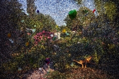 2015_Tent-Camera-Image-on-Ground-View-Of-Monets-Gardens-With-WheelBarrow-Giverny-France